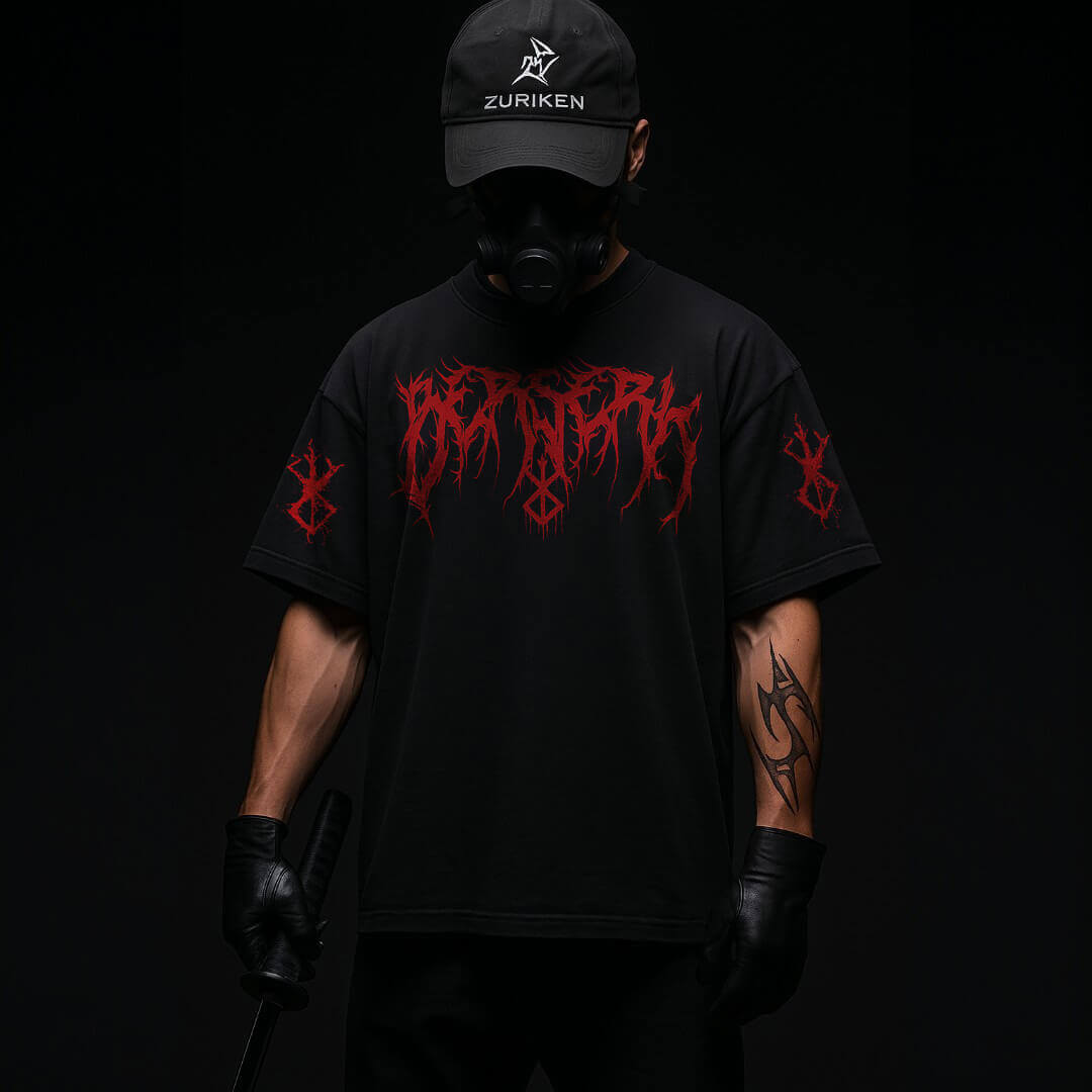 CAMISETA OVERSIZED PREMIUM BERSERK FURIA