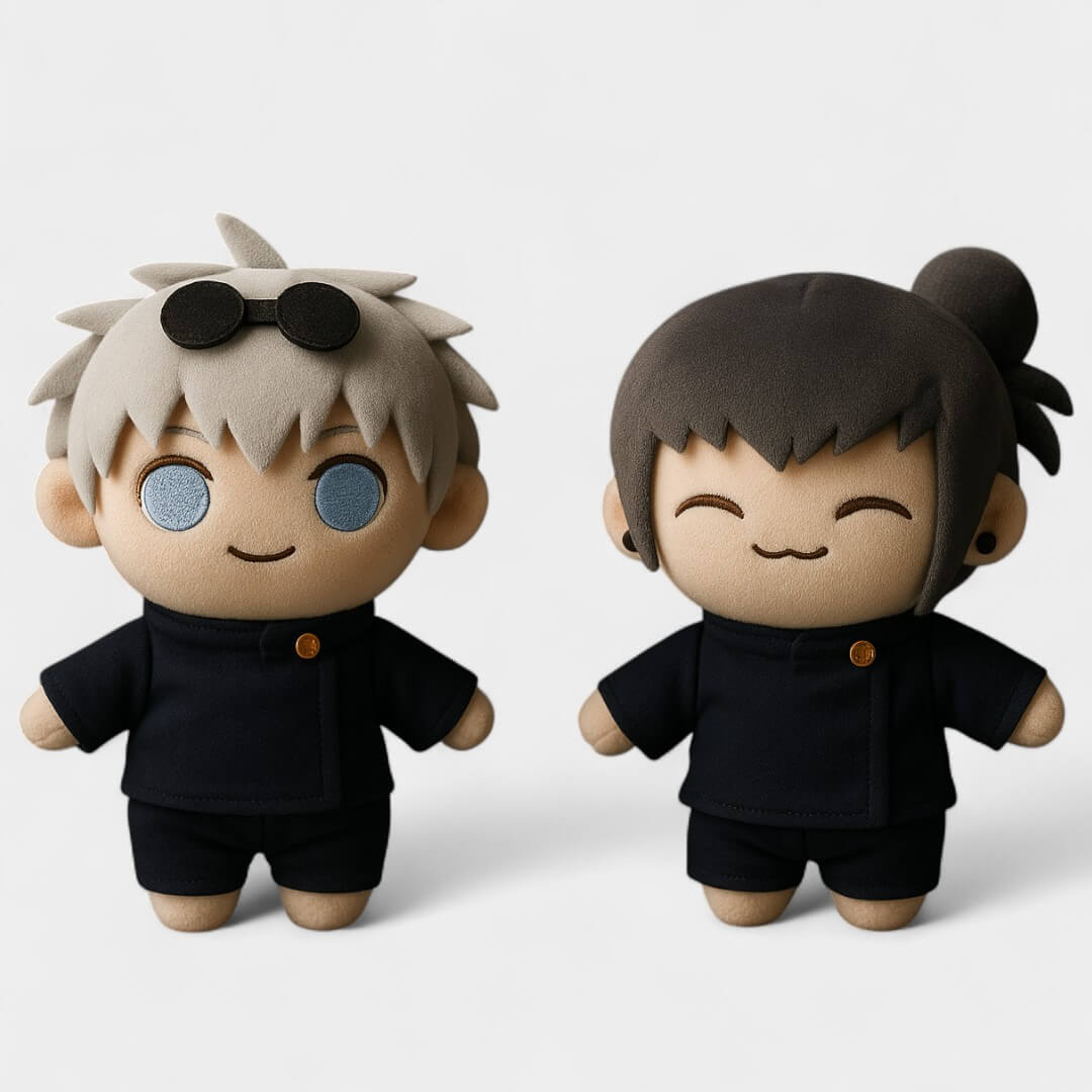 PELÚCIA DO GOJO E GETO JUJUTSU KAISEN