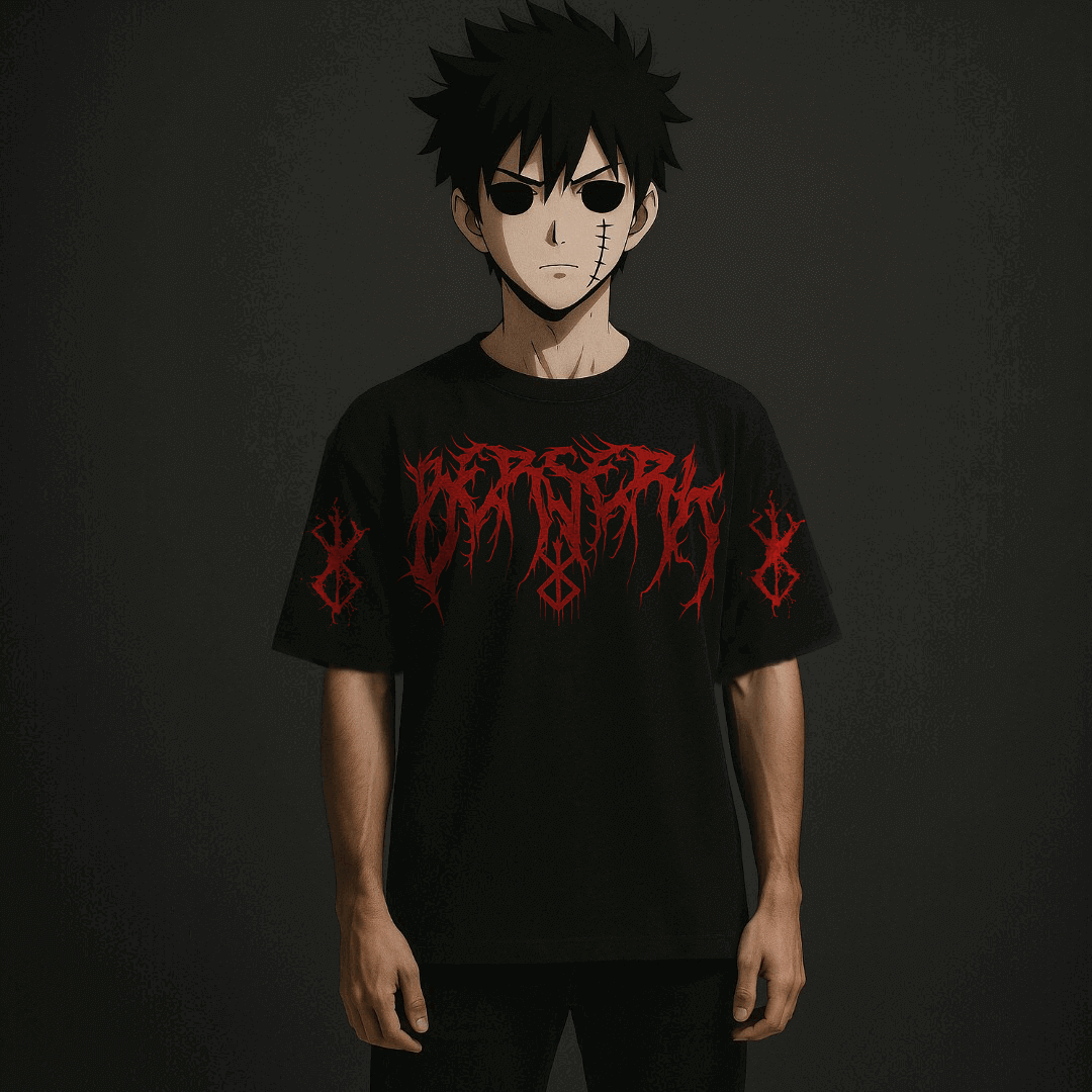 CAMISETA OVERSIZED PREMIUM BERSERK FURIA