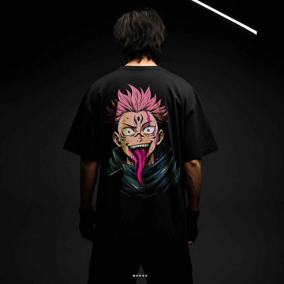 CAMISETA OVERSIZED PREMIUM JUJUTSU KAISEN SUKUNA