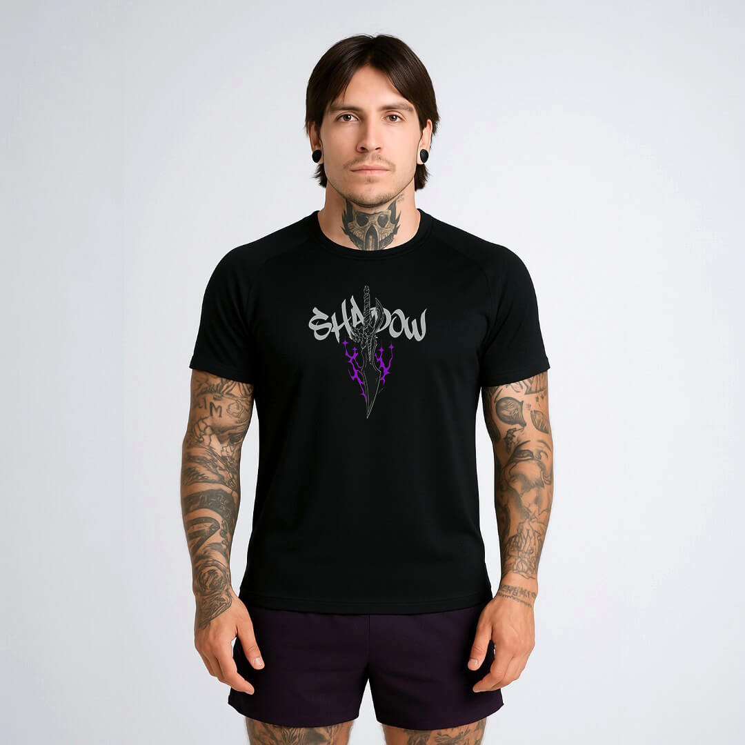 CAMISETA ANIME FIT™️ SOLO LEVELING SUNG JIN-WOO