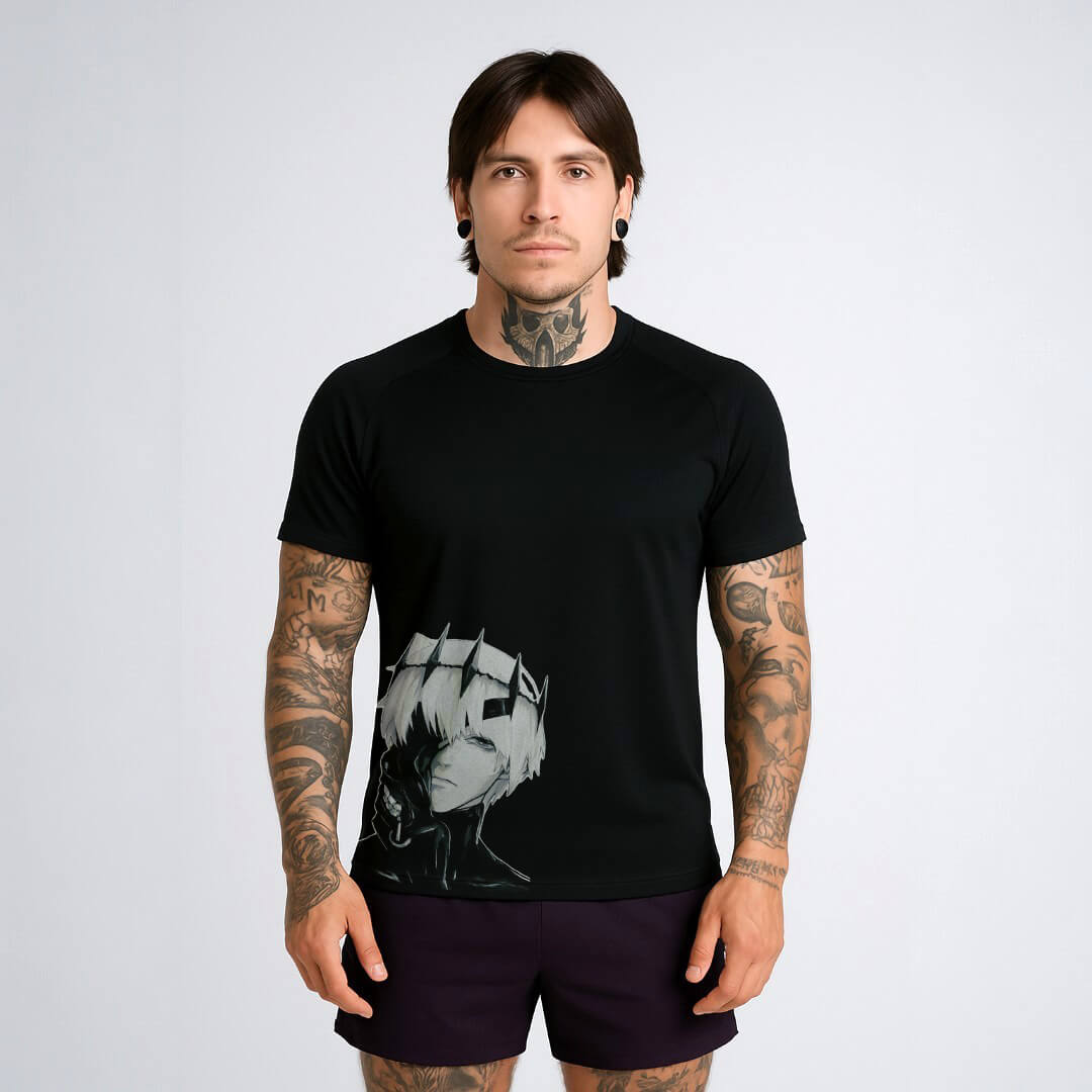 CAMISETA ANIME FIT™️ TOKYO GHOUL KANEKI