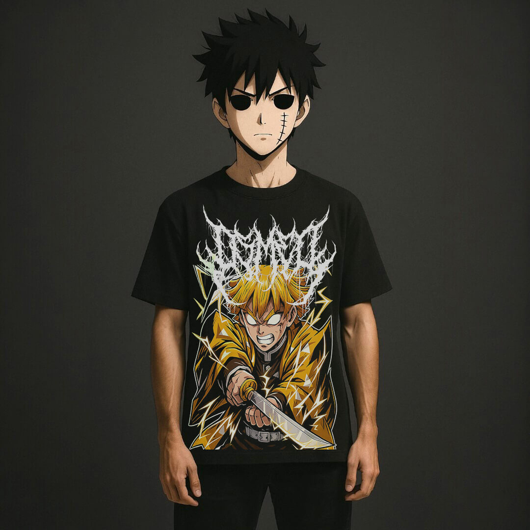 CAMISETA PREMIUM DEMON SLAYER ZENITSU