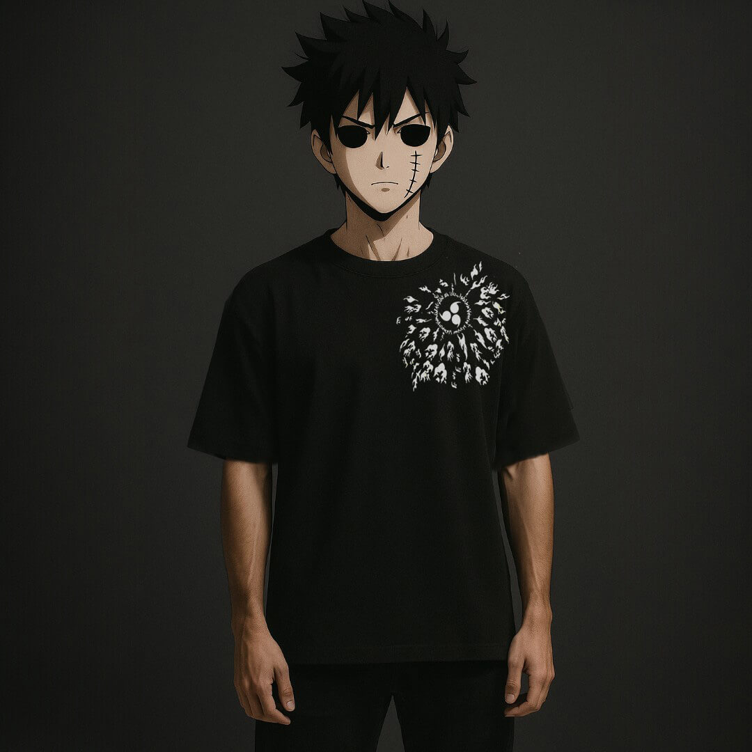 CAMISETA OVERSIZED PREMIUM NARUTO SASUKE