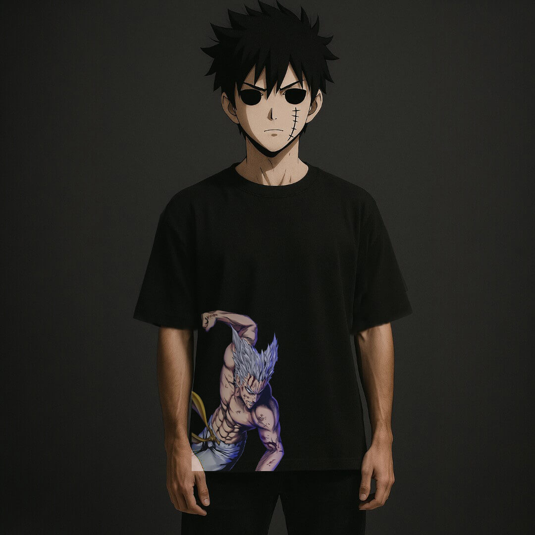 CAMISETA OVERSIZED PREMIUM ONE PUNCH MAN GAROU
