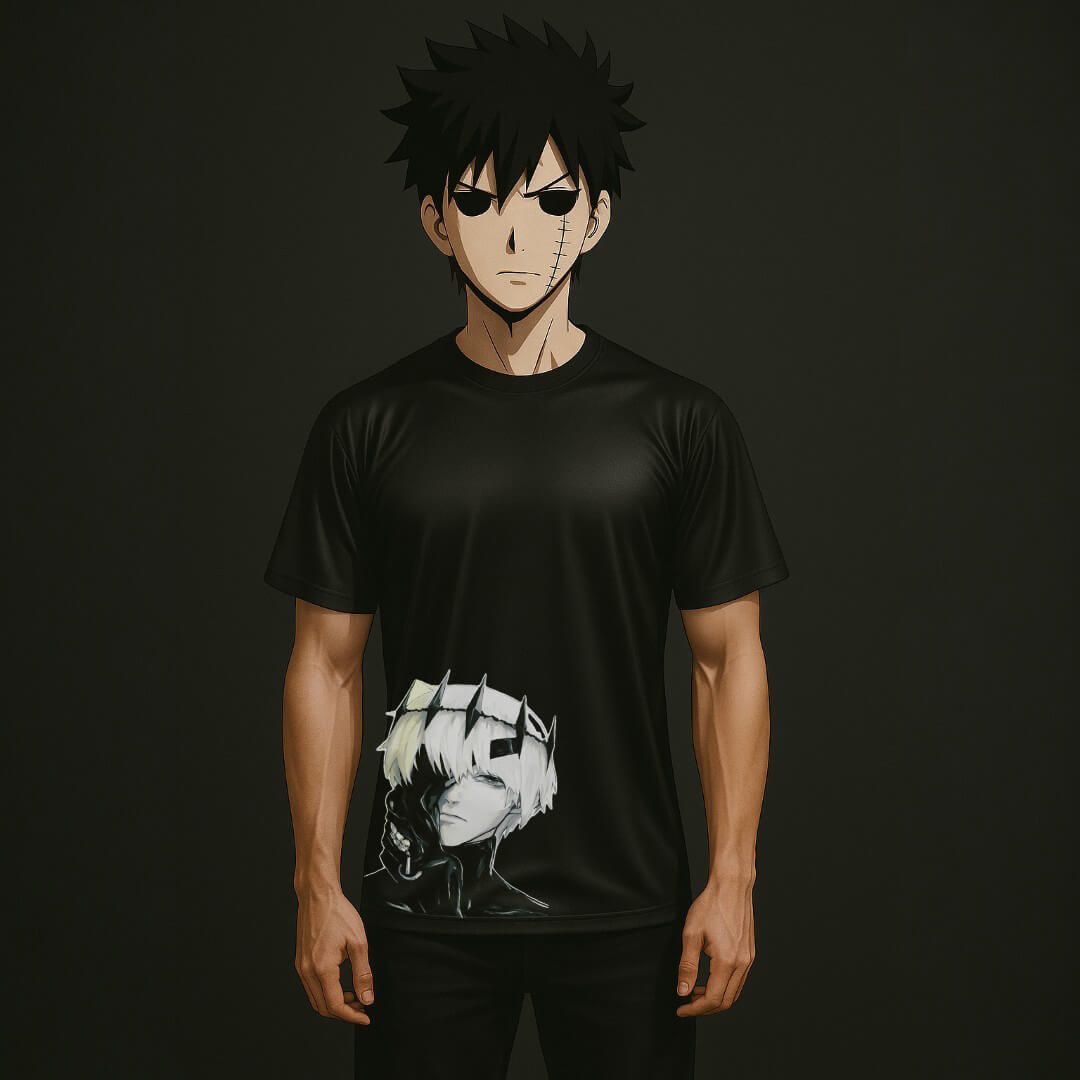 CAMISETA ANIME FIT™️ TOKYO GHOUL KANEKI