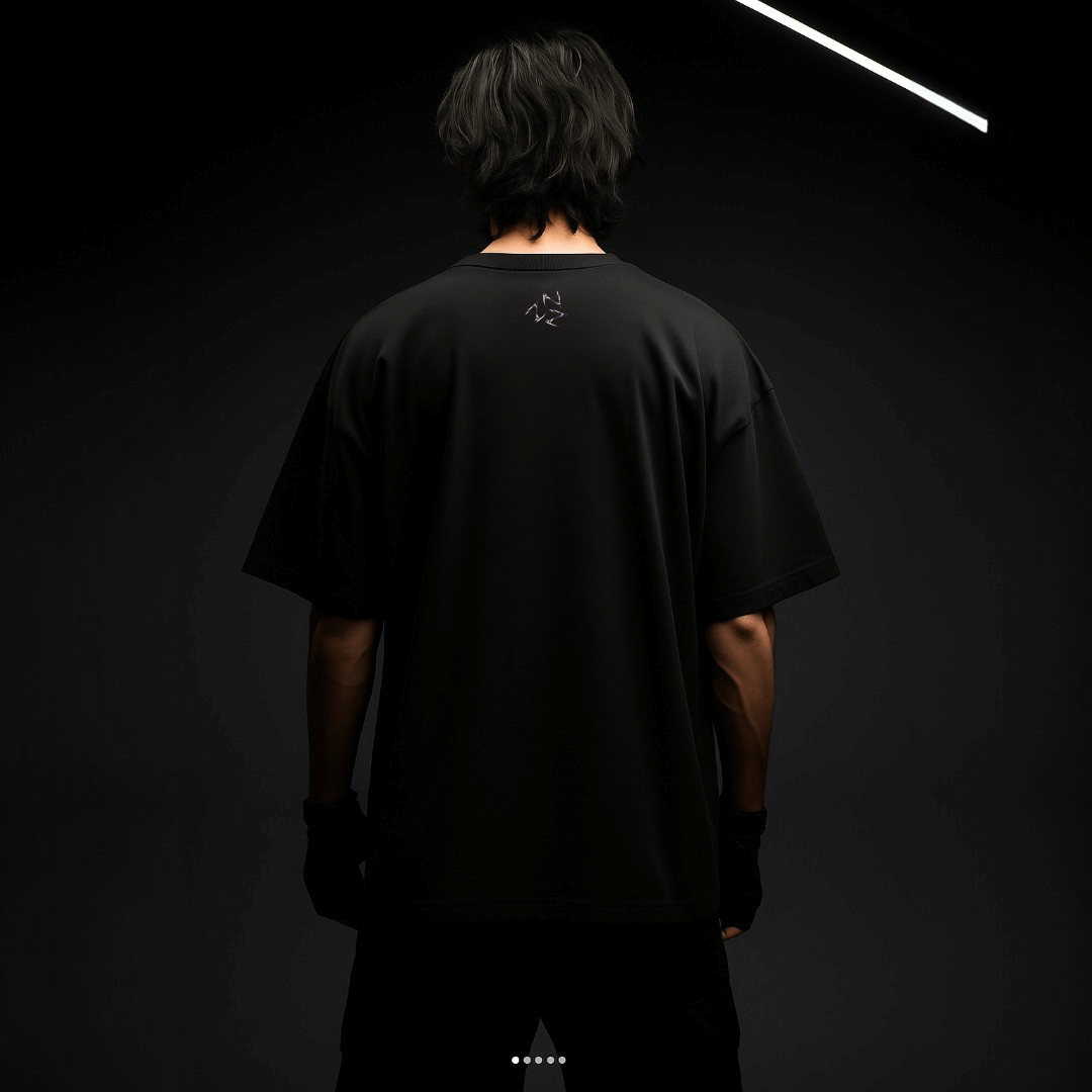 CAMISETA OVERSIZED PREMIUM BLEACH DARK ICHIGO