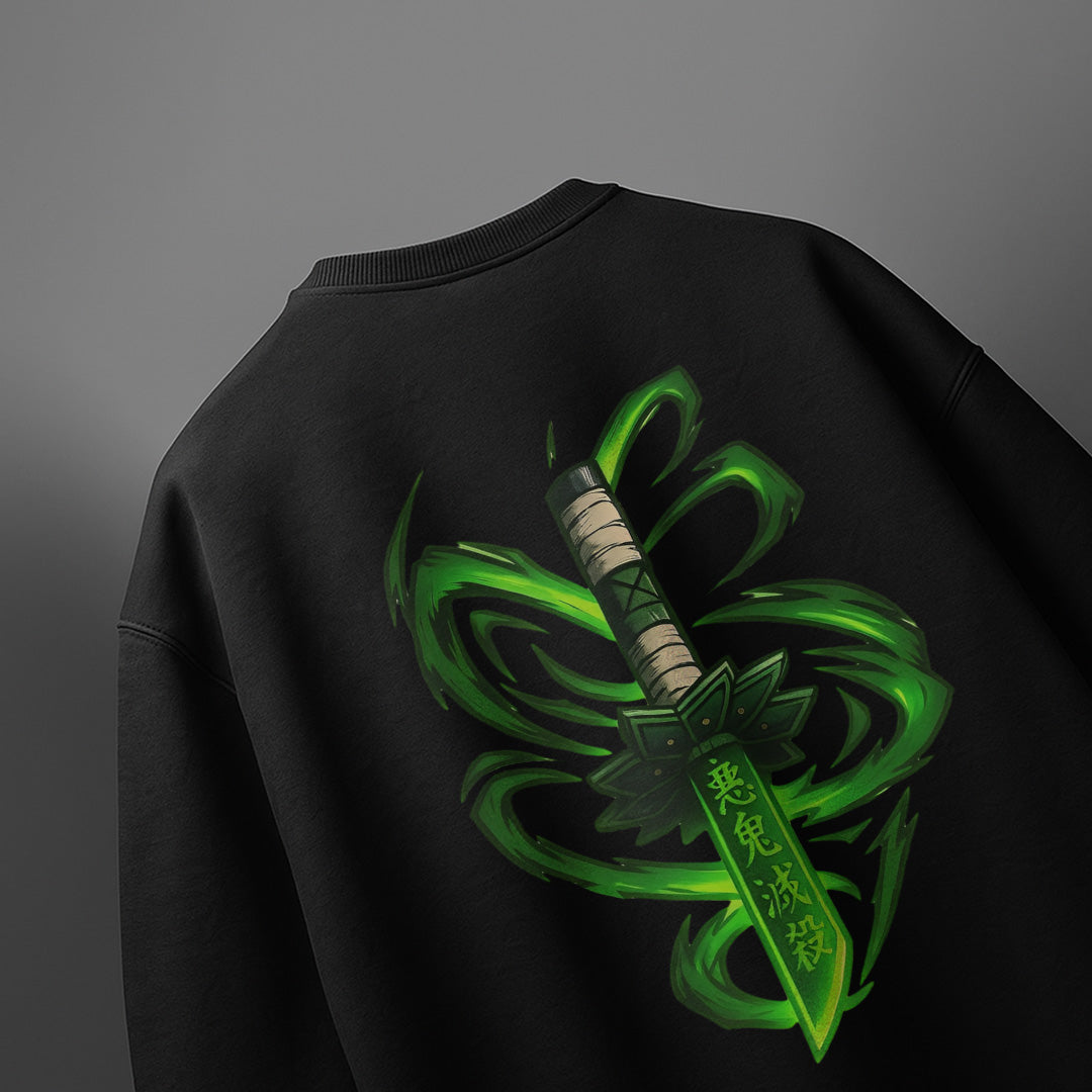CAMISETA OVERSIZED PREMIUM SANEMI NICHIRIN BLADE DEMON SLAYER