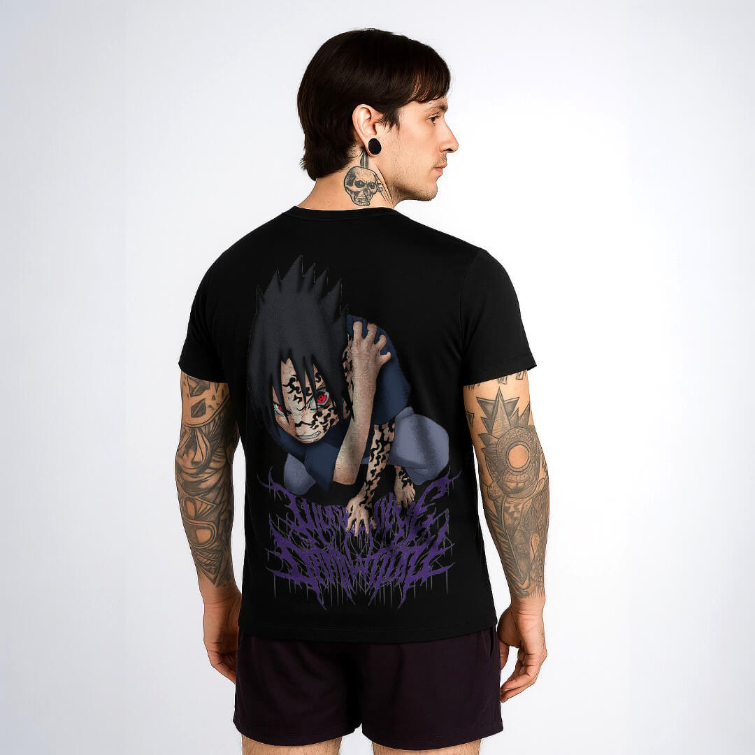 CAMISETA ANIME FIT™️ NARUTO SASUKE