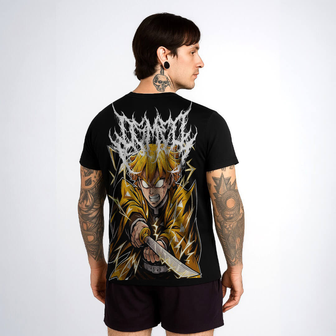 CAMISETA ANIME FIT™️ DEMON SLAYER ZENITSU