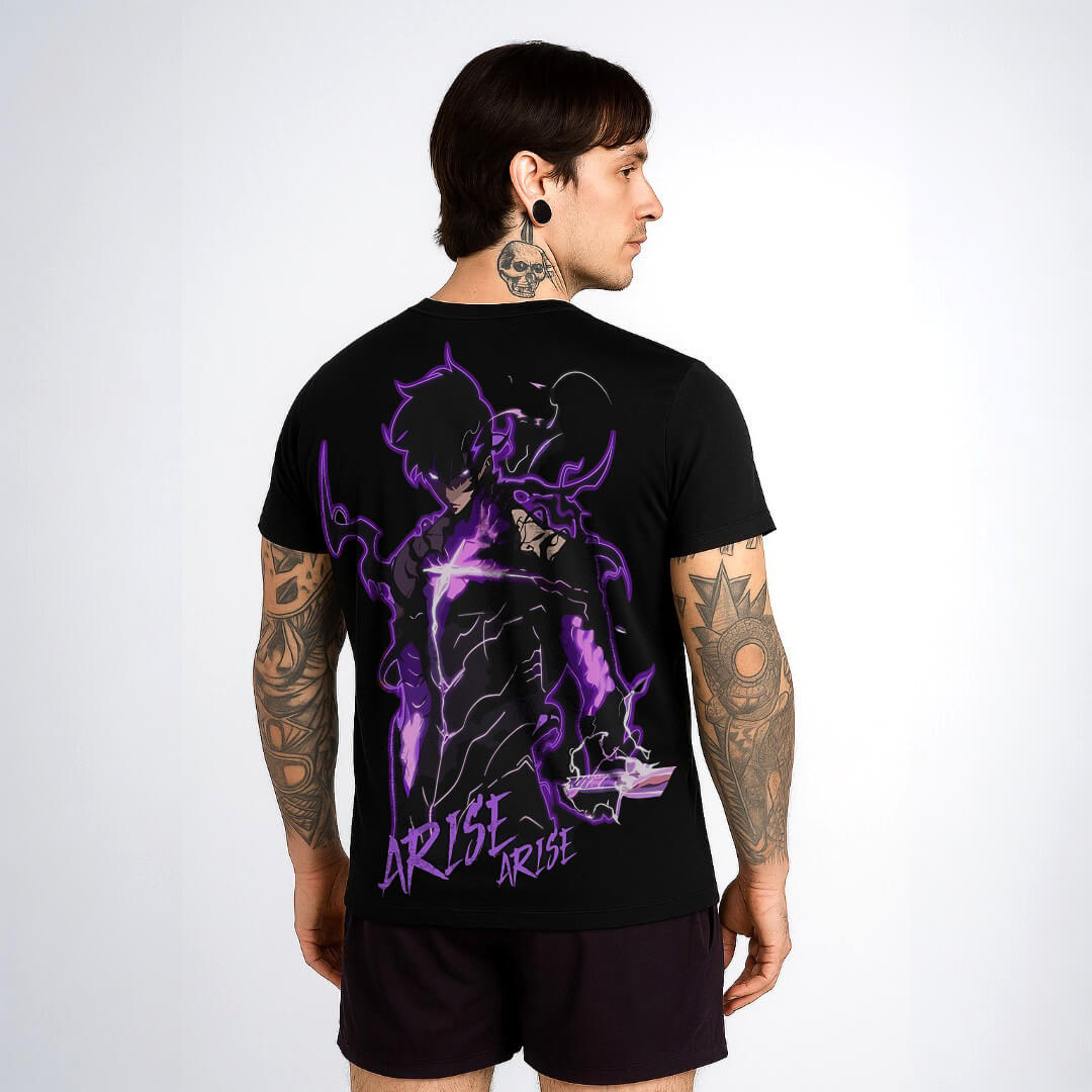 CAMISETA ANIME FIT™️ SOLO LEVELING SUNG JIN-WOO