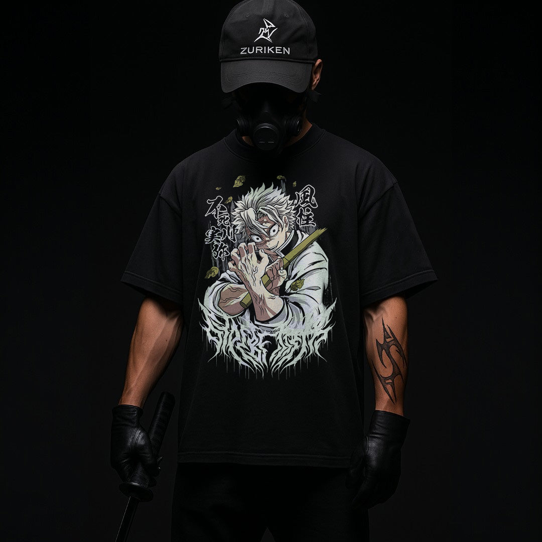CAMISETA OVERSIZED PREMIUM SANEMI NICHIRIN BLADE DEMON SLAYER