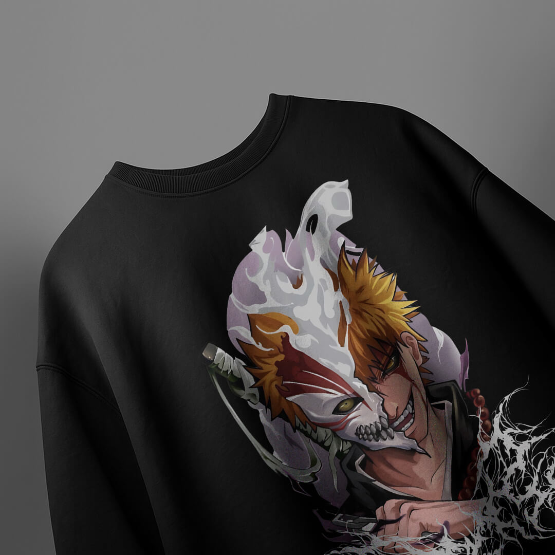 CAMISETA OVERSIZED PREMIUM BLEACH DARK ICHIGO