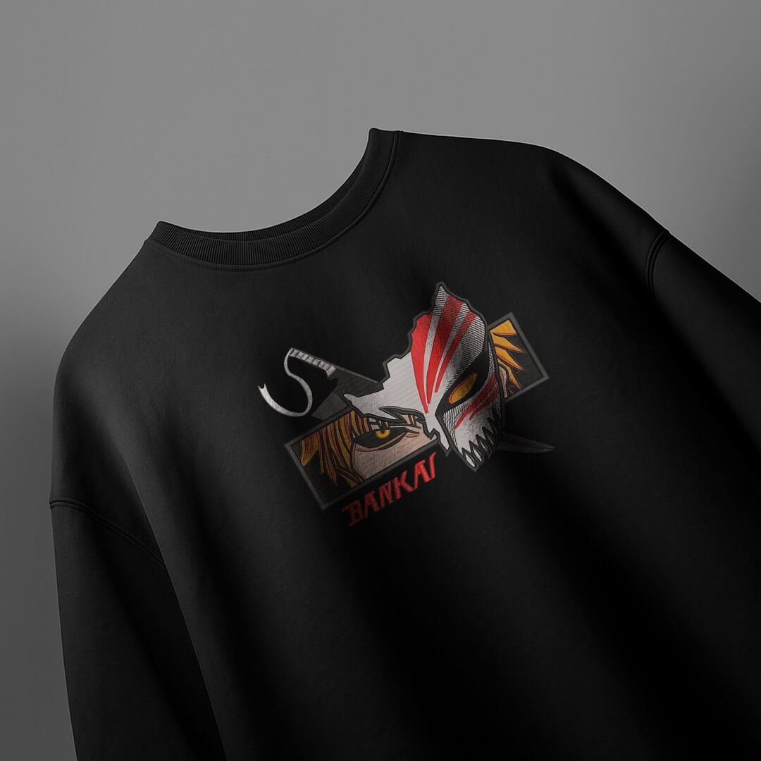 CAMISETA OVERSIZED PREMIUM BLEACH ICHIGO CHAMAS