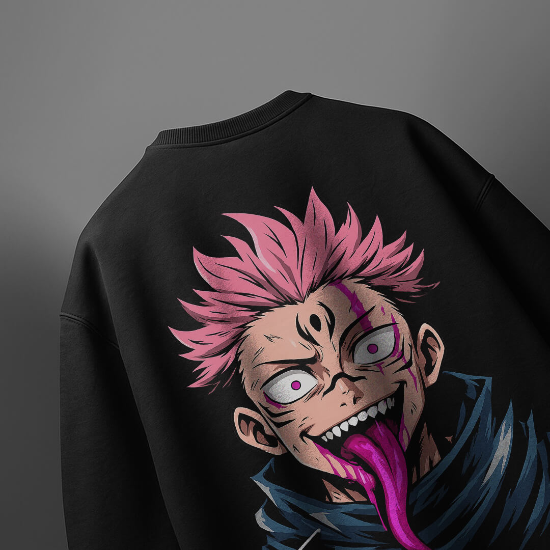 CAMISETA OVERSIZED PREMIUM JUJUTSU KAISEN SUKUNA