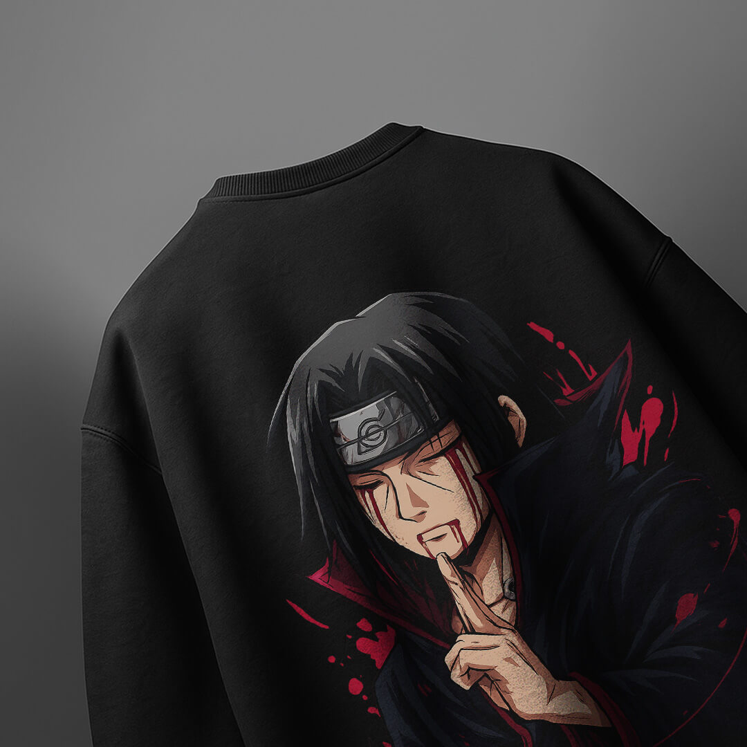 CAMISETA OVERSIZED PREMIUM NARUTO ITACHI