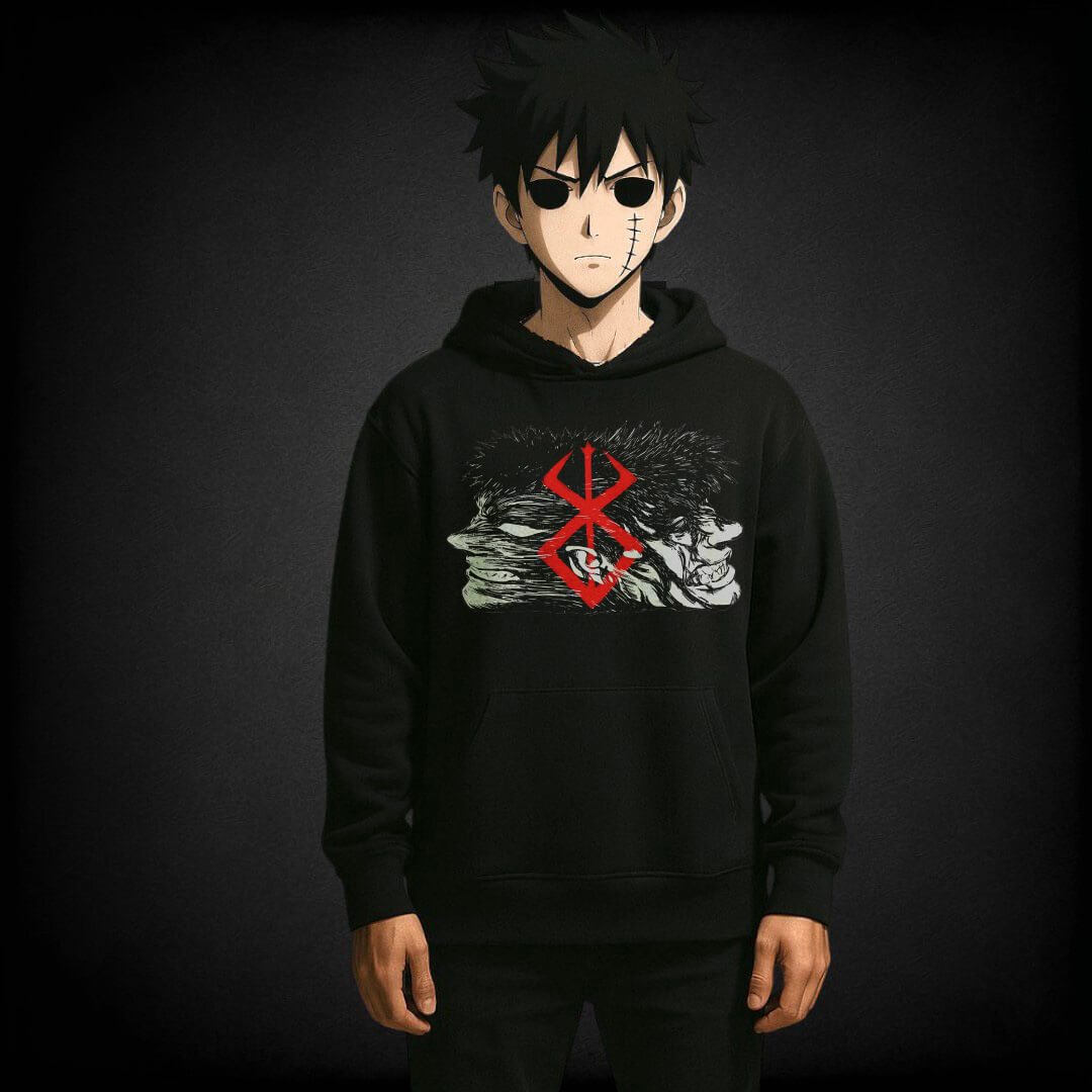 MOLETOM PREMUIM BERSERK GUTS CONFUSÃO