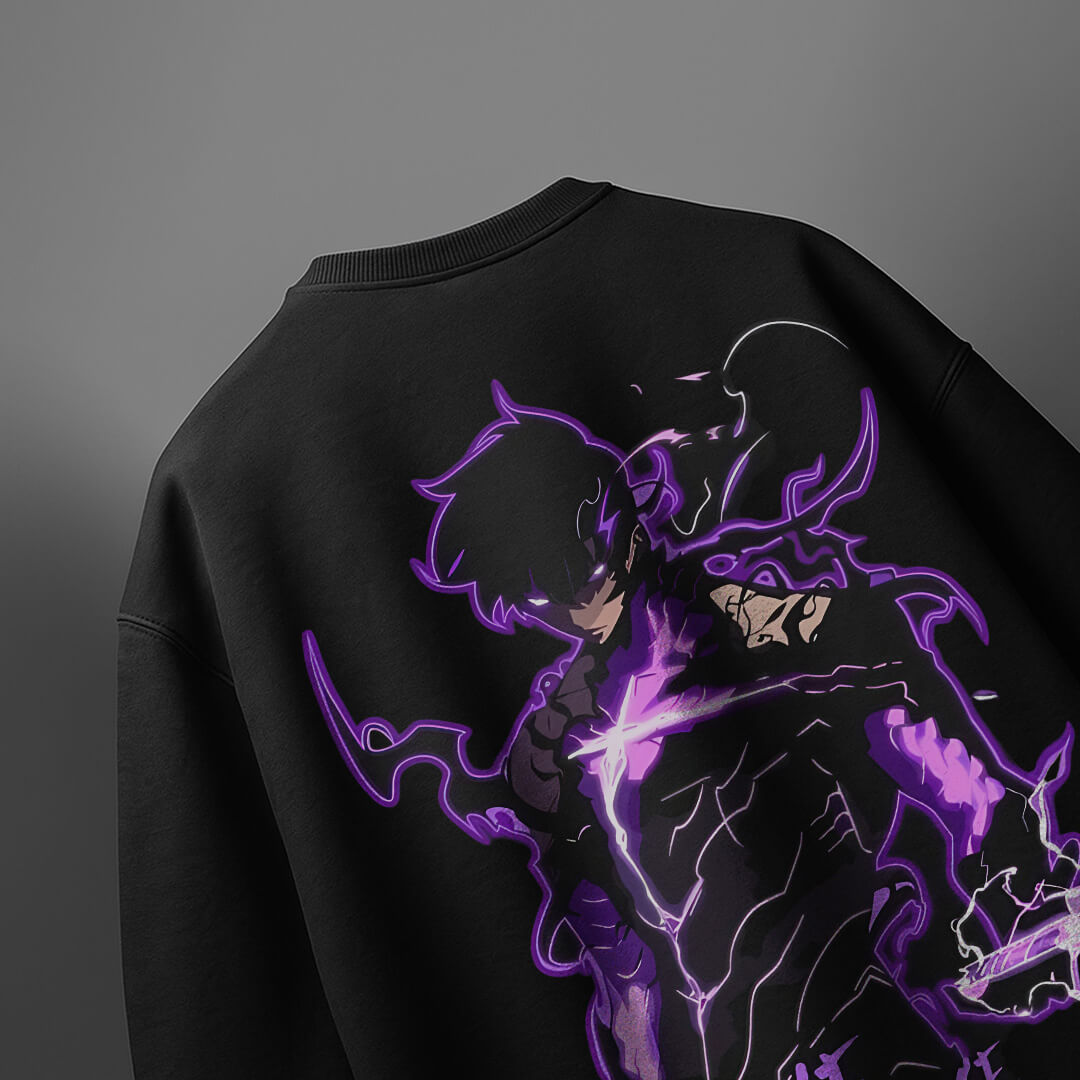 CAMISETA OVERSIZED PREMIUM SOLO LEVELING SUNG JIN-WOO