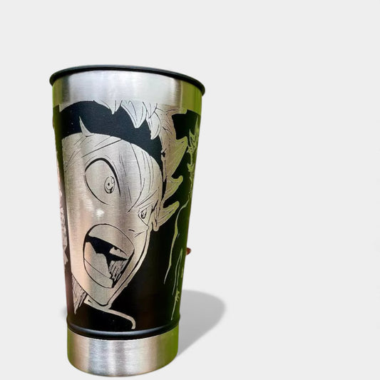 COPO TÉRMICO EXCLUSIVO FEITO A LASER BLACK CLOVER