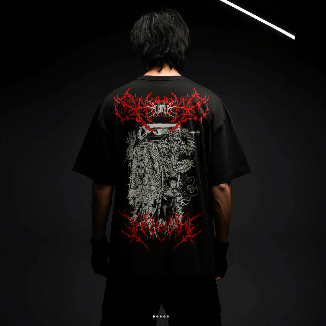 CAMISETA OVERSIZED PREMIUM BERSERK FURIA