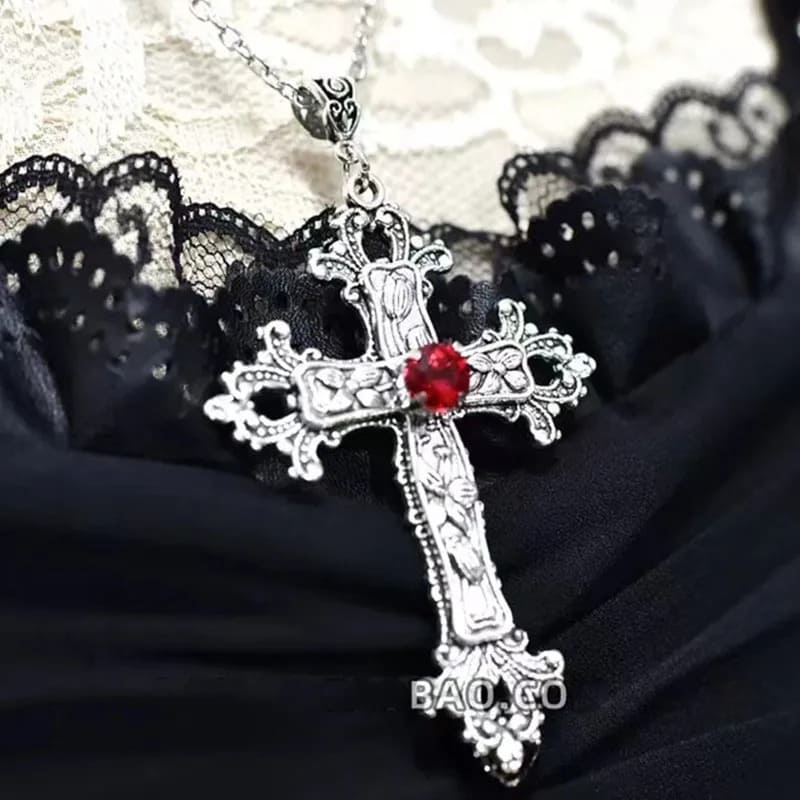 COLAR DE CRUZ DA MISA AMANE DEATH NOTE