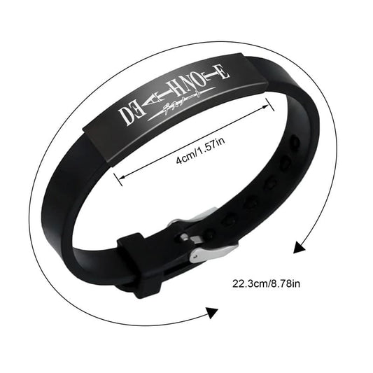 BRACELETE DO DEATH NOTE AÇO INOXIDÁVEL