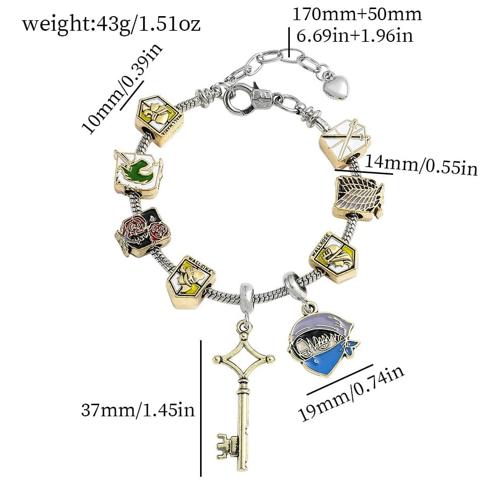 PULSEIRA DE BERLOQUE ATTACK ON TITAN