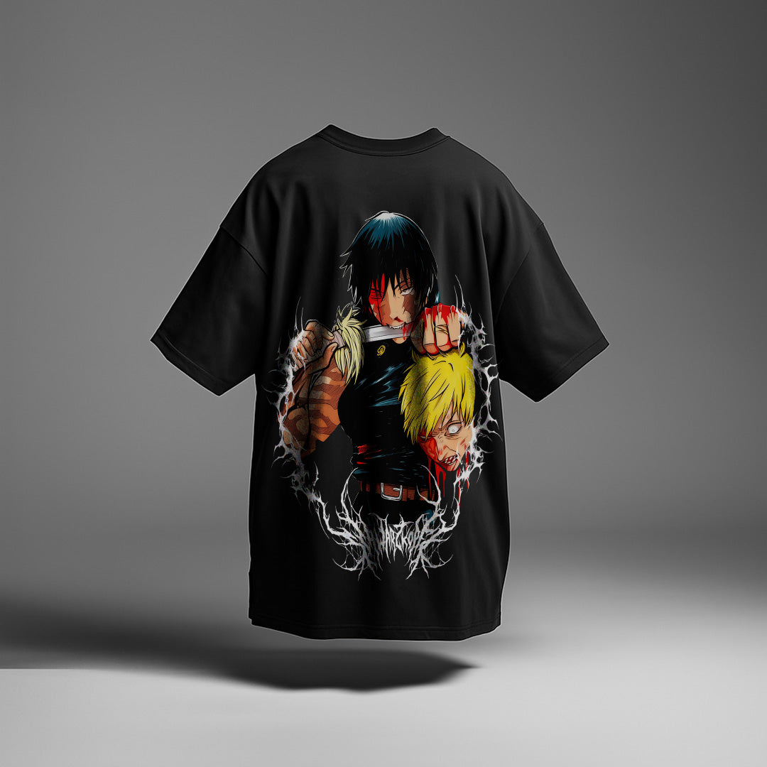CAMISETA OVERSIZED PREMIUM JUJUTSU KAISEN MAKI