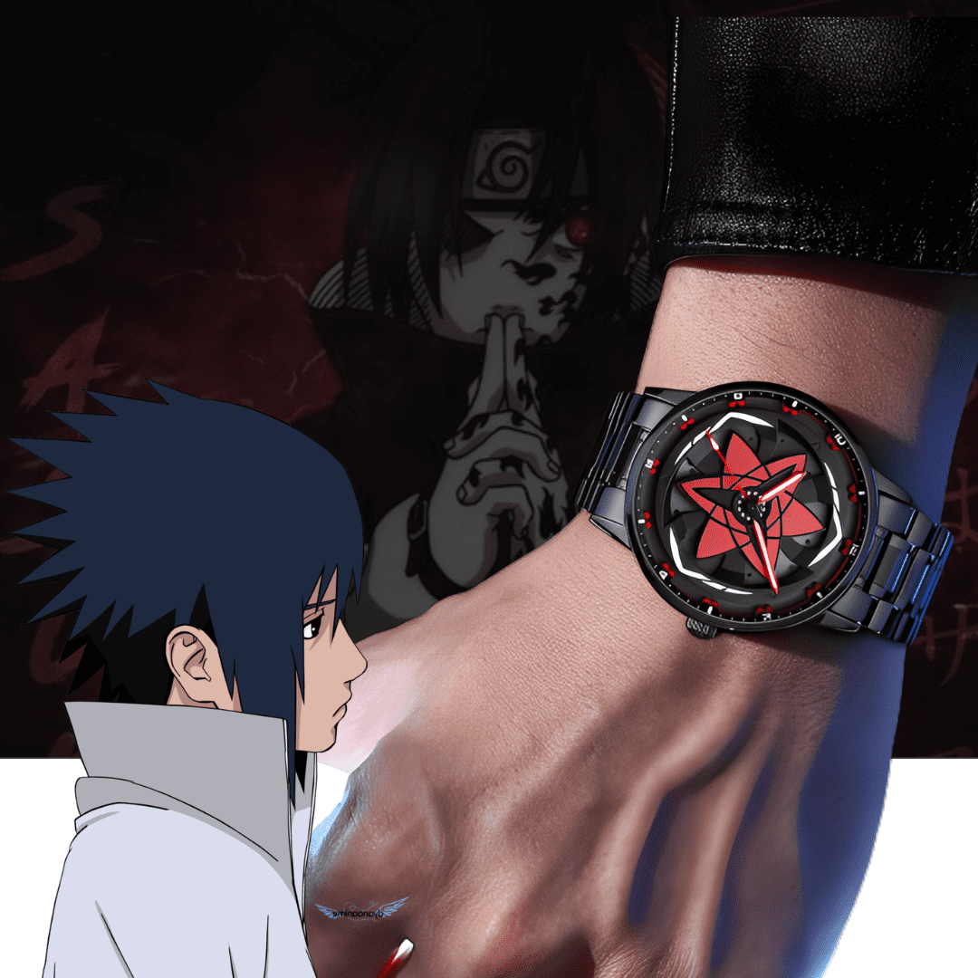 Relógio Sharigan Giratório - Ei anime br