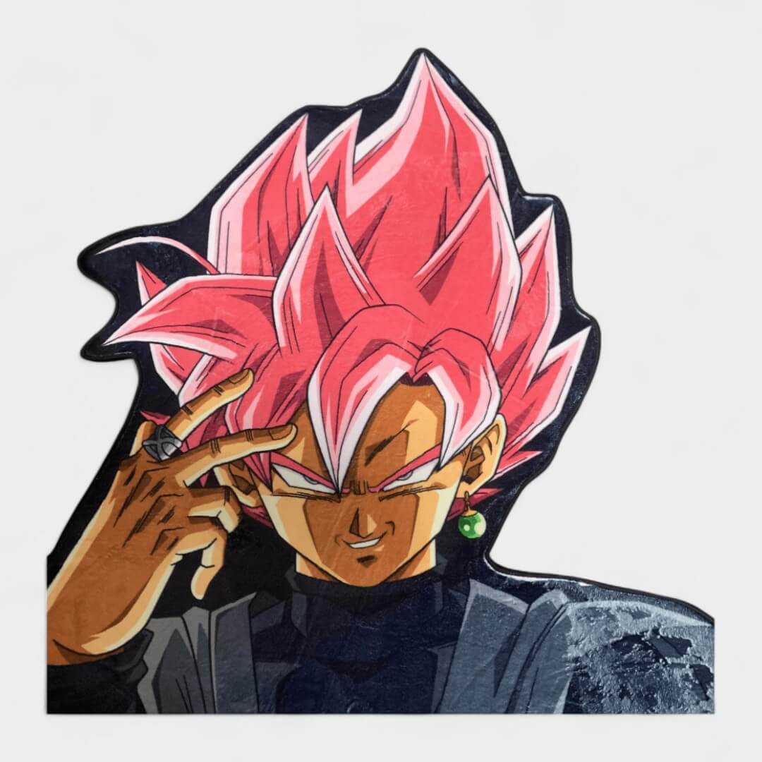 TAPETE PARA CASA EI MACIO GOKU HAIR PINK DBZ