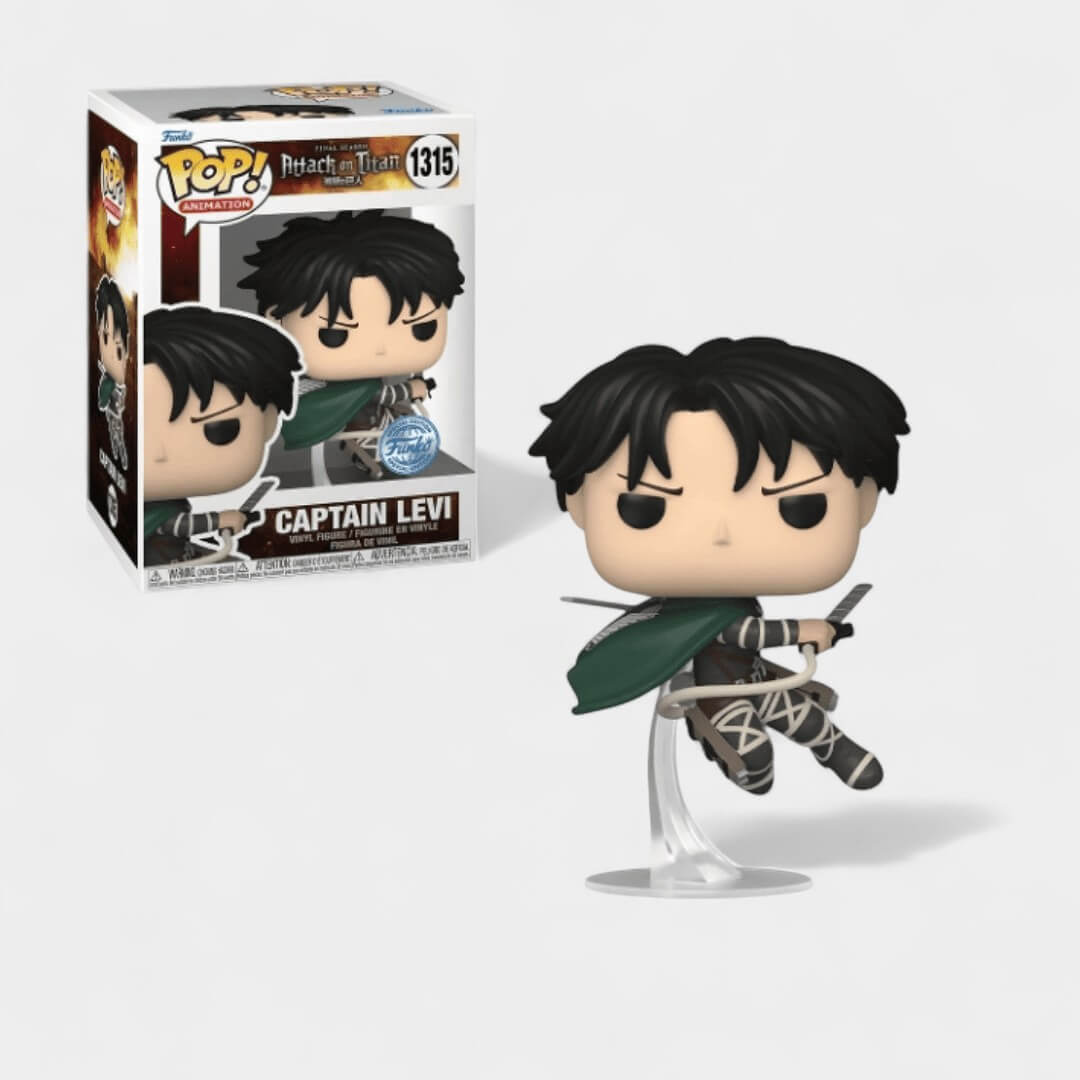 FUNKO POP ATTACK ON TITAN CAPTAIN LEVI 1315 ORIGINAL