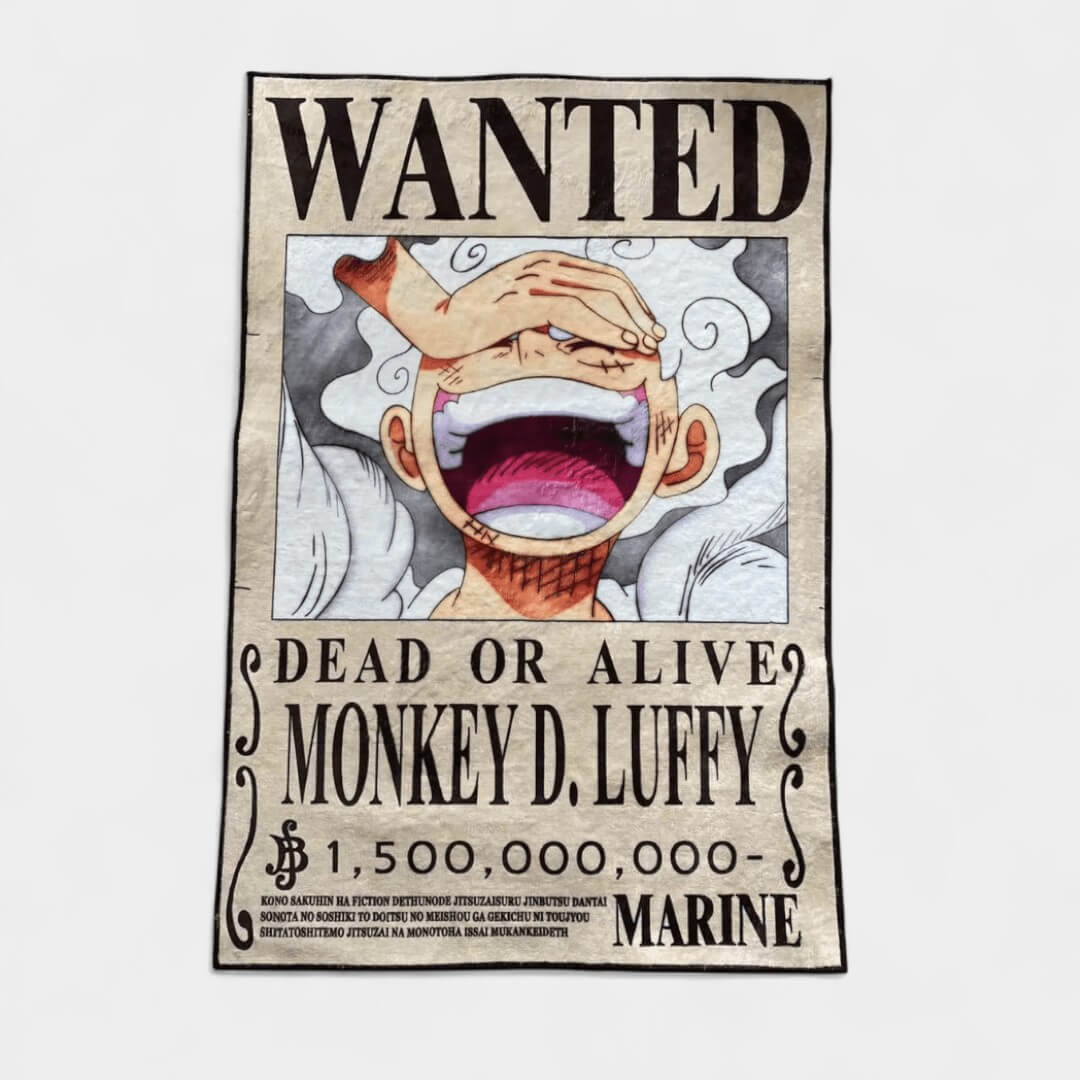 TAPETE PARA CASA EI MACIO LUFFY WANTED