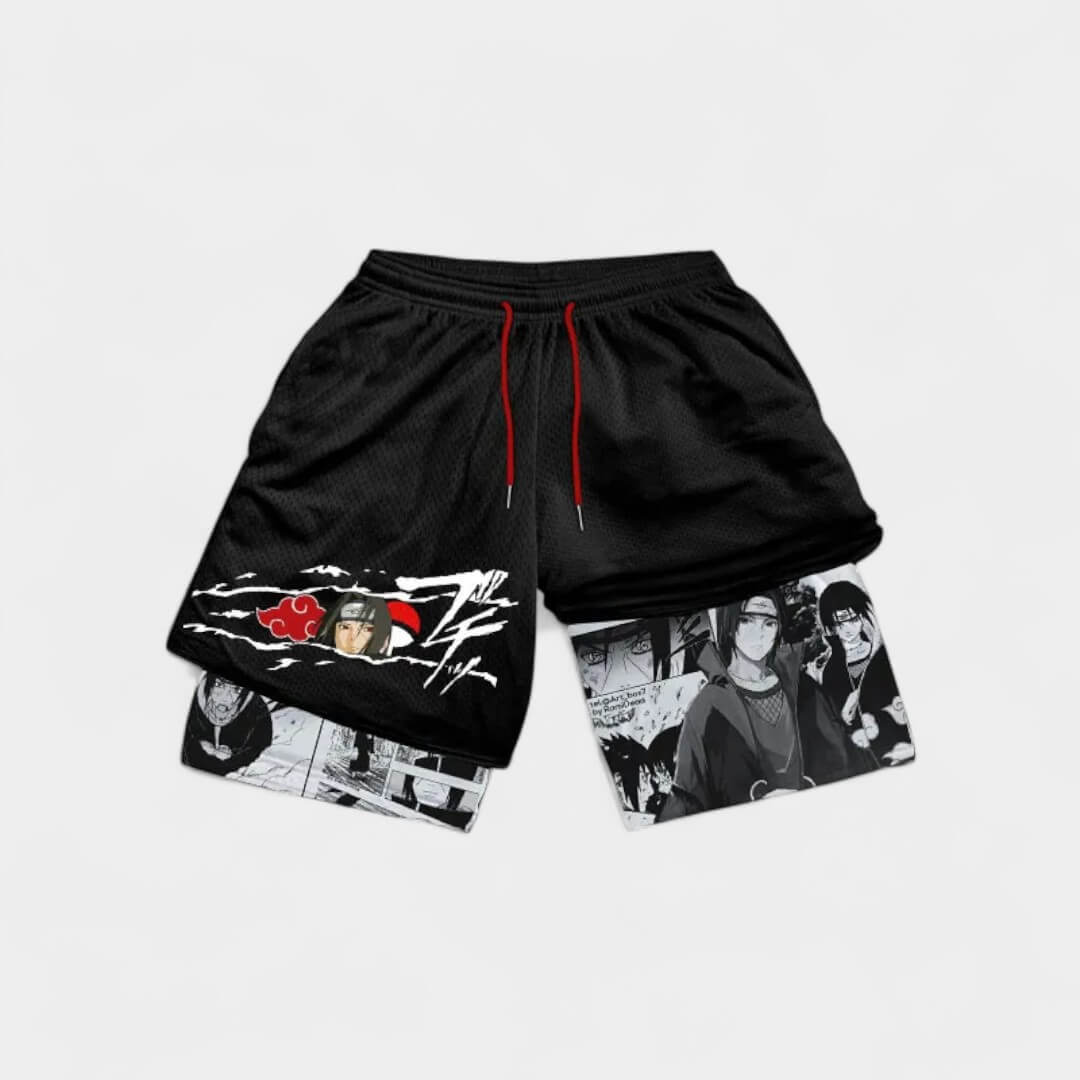 SHORT ANIME FIT™ UNISSEX ITACHI CLA UCHIHA