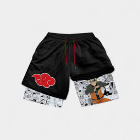SHORT ANIME FIT™ UNISSEX NARUTO SHIPPUDEN