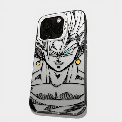 CAPINHA DE IPHONE EASY GOKU DRAGON BALL METALIZADO
