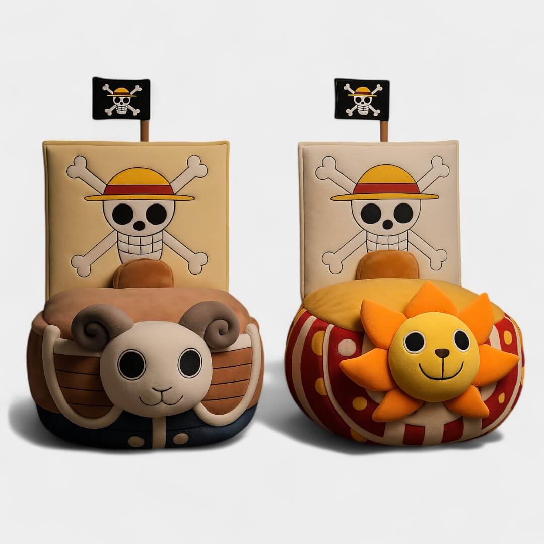 PELÚCIAS SUNNY E MERRY ONE PIECE