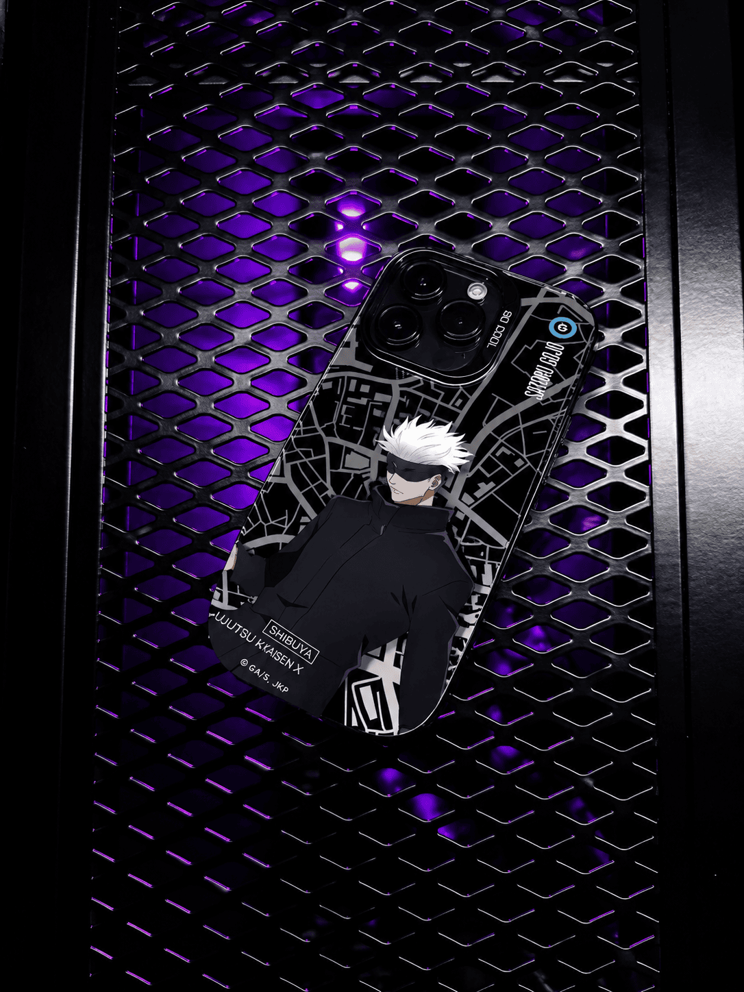 CAPINHA DE IPHONE GOJO COLEÇÃO RAIO JJK