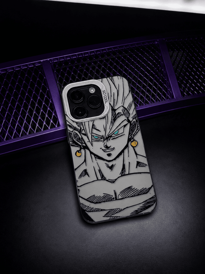 CAPINHA DE IPHONE EASY GOKU DRAGON BALL METALIZADO