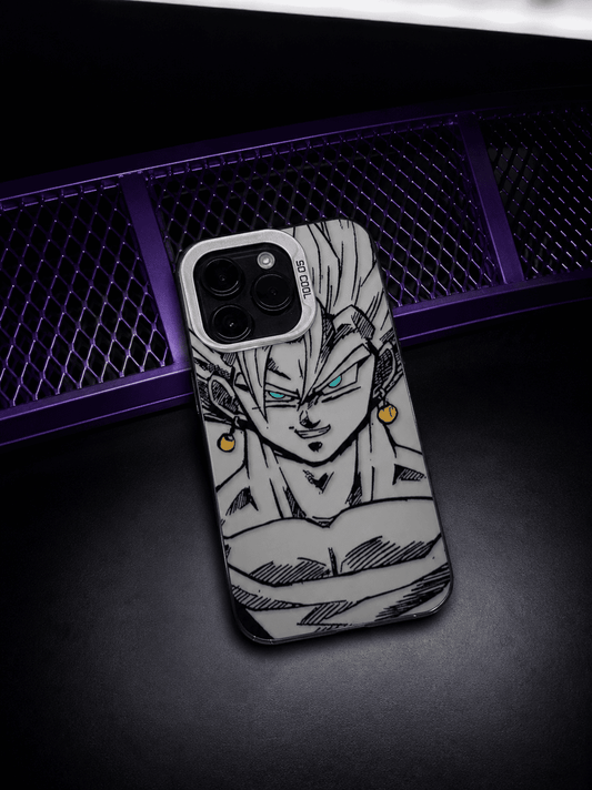 CAPINHA DE IPHONE EASY GOKU DRAGON BALL METALIZADO