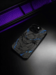 CAPINHA DE IPHONE DRAGON BALL RAIOS AZUIS