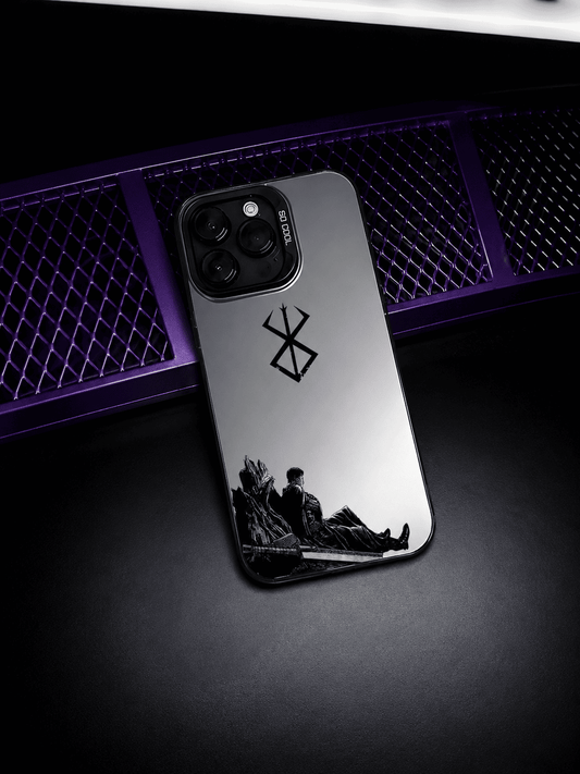 CAPINHA DE IPHONE SIMBOLO BERSERK  METALIZADO