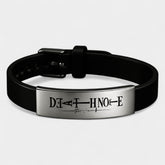 BRACELETE DO DEATH NOTE AÇO INOXIDÁVEL