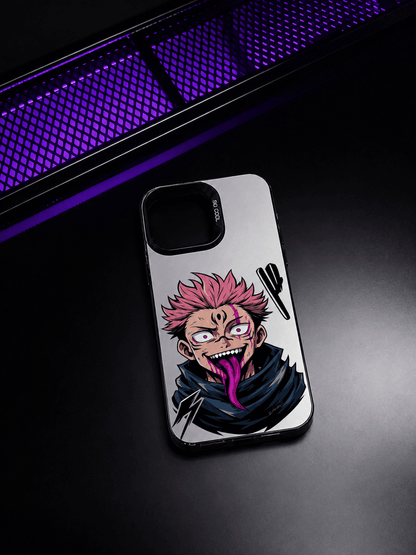 CAPINHA DE IPHONE JUJUTSU KAISEN SUKUNA METALIZADO