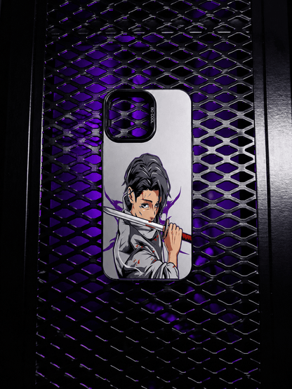 CAPINHA DE IPHONE JUJUTSU KAISEN YUTA METALIZADO