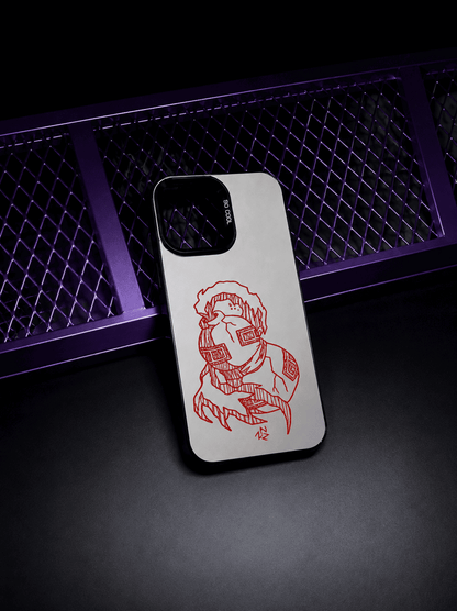 CAPINHA DE IPHONE NARUTO GAARA METALIZADO