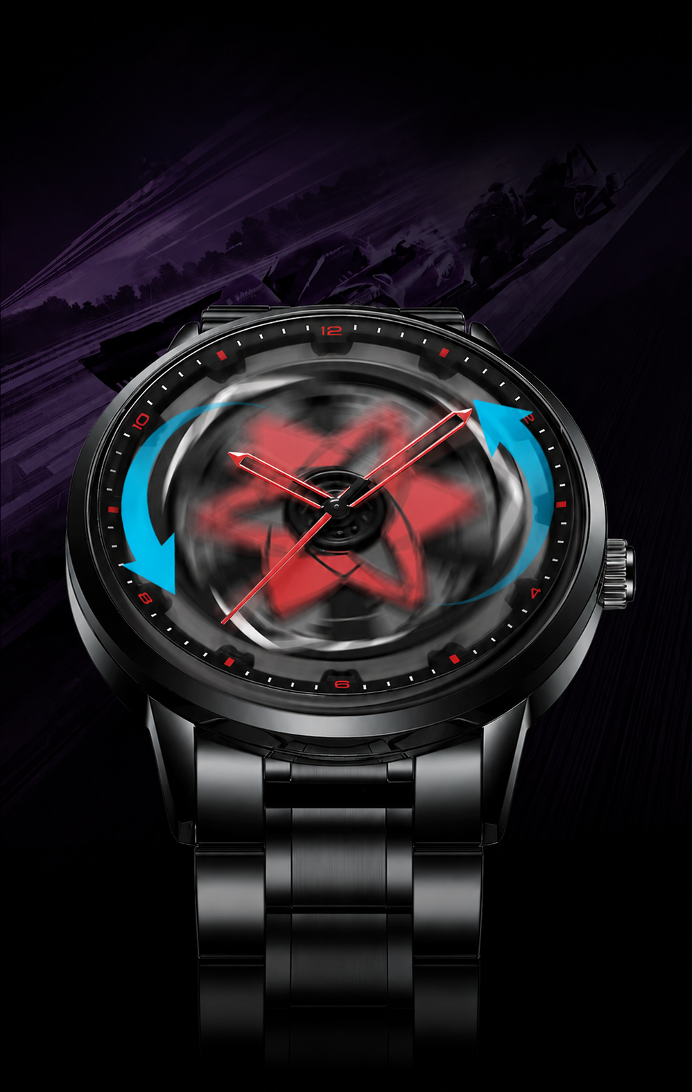 RELÓGIO SHARINGAN GIRATÓRIO – VERSÃO EXCLUSIVA