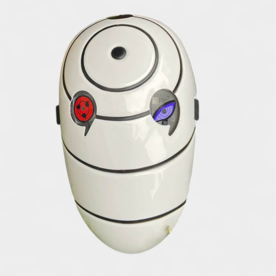 MÁSCARA OBITO UCHIHA OLHOS COM LED
