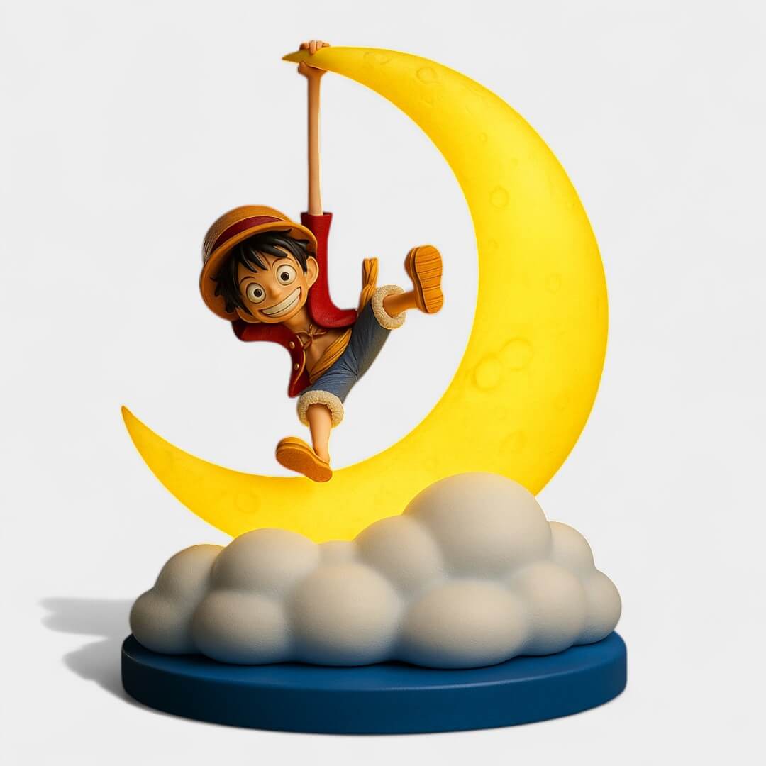 LUMINÁRIA ACTION FIGURE LUFFY MOON LIGHT
