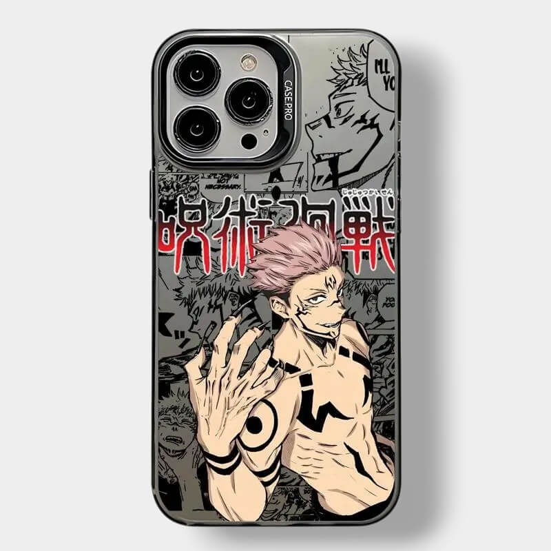 CAPINHA DE IPHONE KING SUKUNA METALIZADO