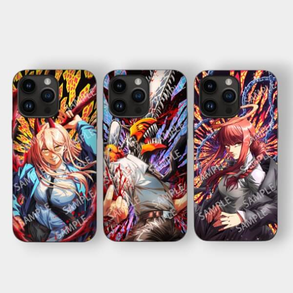 CAPINHA DE IPHONE DO CHAINSAW MAN 3D